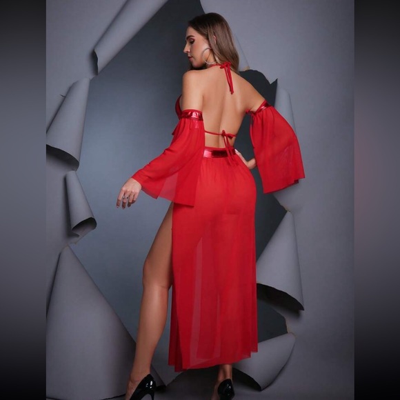 Halloween Fantasy Costume Women's Sexy Genie Costume Pendant - Picture 3 of 5